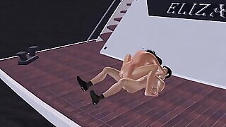 Tamil Audio Sex Story - Tamil kama kathai - Ammavoda pundai pakuthi - Animated video of a cute couples having sex
