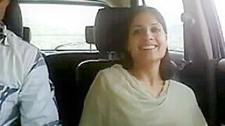 Desi Indian Wife Gives Blowjob To Husband&rsquo;s Friend In Car