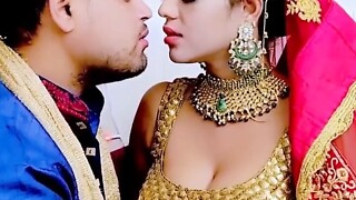 Desi Hot Wife Fucked Hard By Husband During First Night Of Wedding